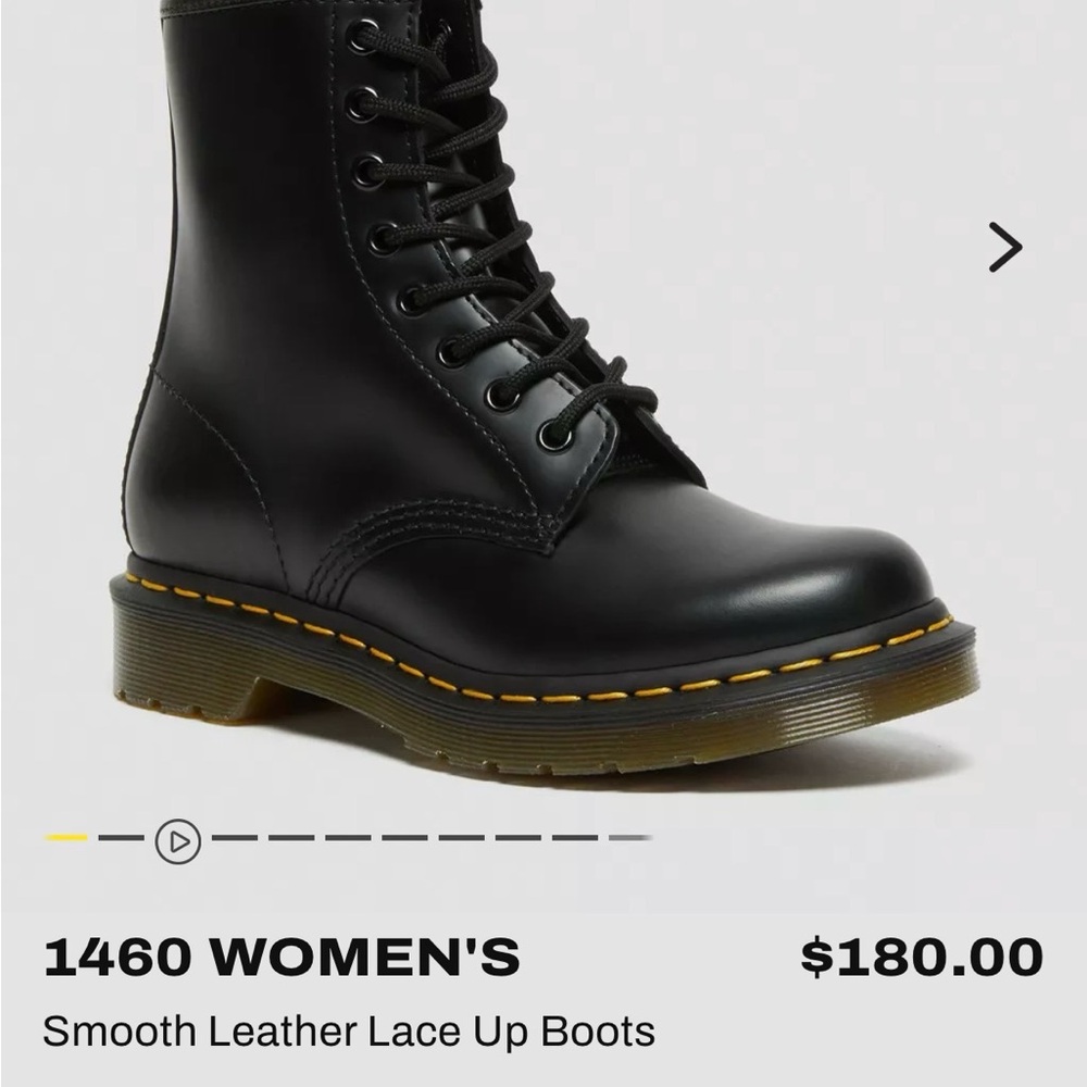 Dr. Martens Women's Black Lace Up Boots